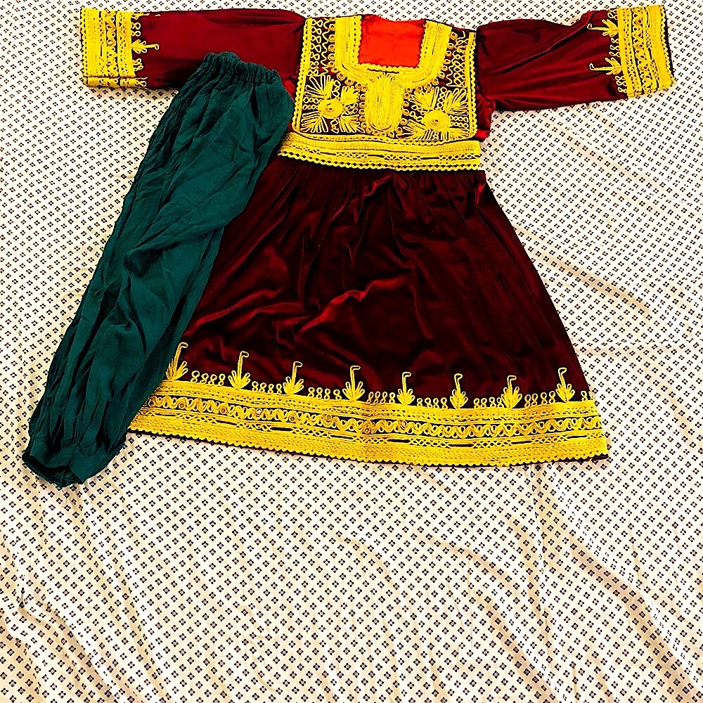 Girls Afghan Dress From Afghanistan 🇦🇫